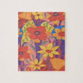Puzzle Naranja bohemio audaz