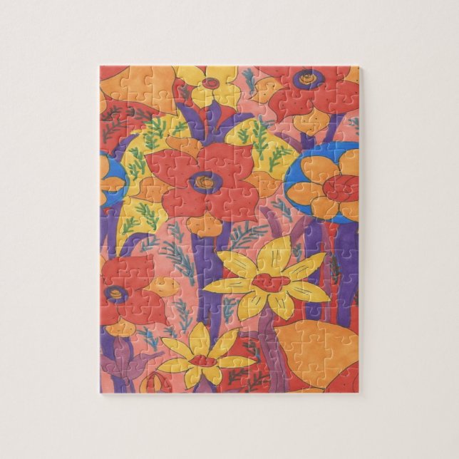 Puzzle Naranja bohemio audaz (Vertical)