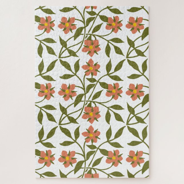 PUZZLE NARANJA FLOWERS (Vertical)