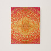 Naranja Red Gold Mandala