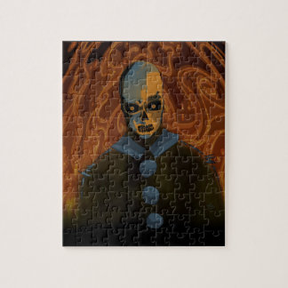 Puzzle Naranja Skull