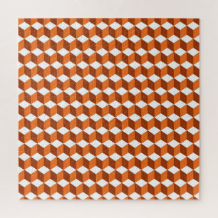 Puzzle Naranja Square: Resumen de fondo vintage