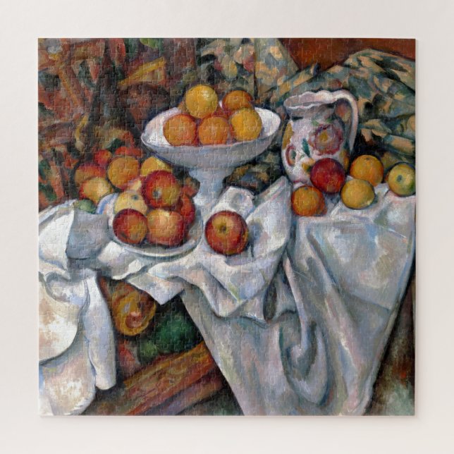 Puzzle Naranjas de la vida: Paul Cezanne Pining Art (Vertical)