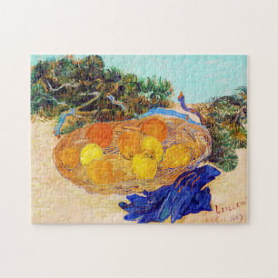 Puzzle Naranjas y Lemons con guantes azules, Van Gogh