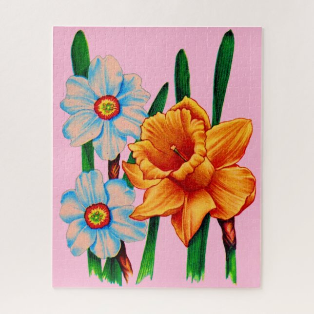 Puzzle narcissus (Vertical)