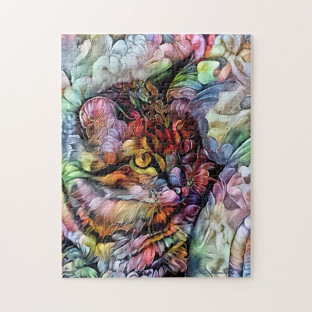 Puzzle Nari y las flores (Vertical)