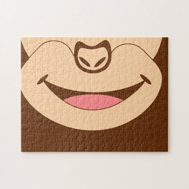 Puzzle Nariz y boca de mono (Horizontal)