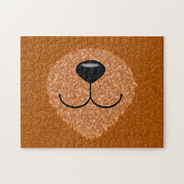 Puzzle Nariz y boca de oso de peluche (Horizontal)