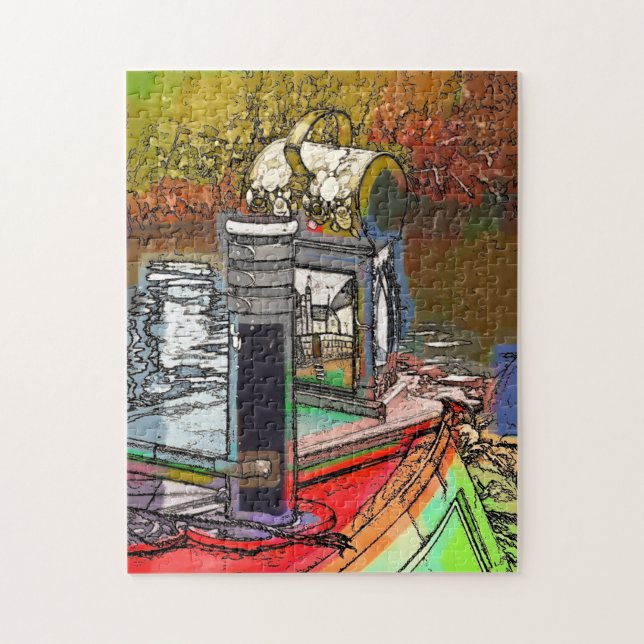 PUZZLE NARROWBOATS (Vertical)