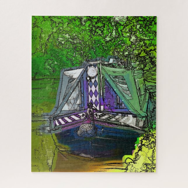 PUZZLE NARROWBOATS (Vertical)