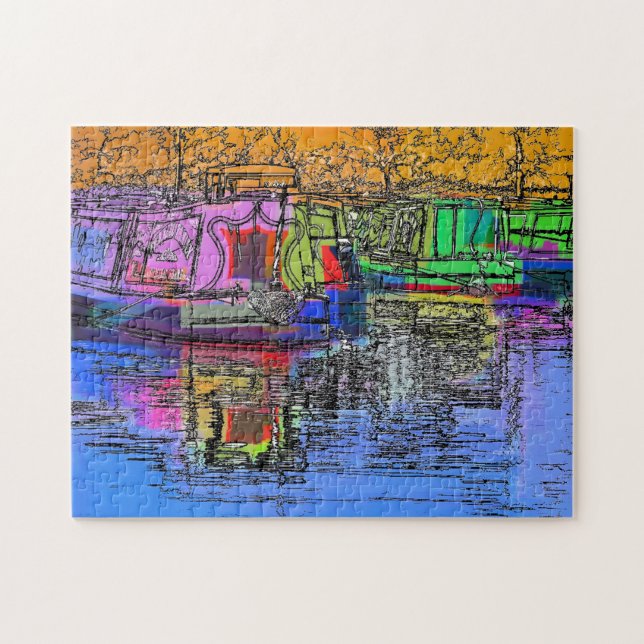 PUZZLE NARROWBOATS (Horizontal)