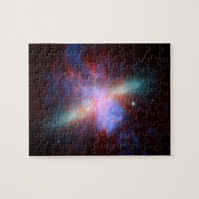 Puzzle NASA de la galaxia M82 Hubble (Horizontal)