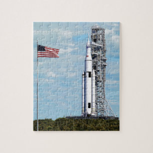 Puzzle NASA SLS Sistema de Lanzamiento Espacial Cohete Pl
