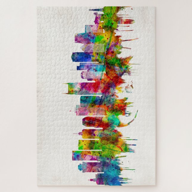 Puzzle Nashville Tennessee Skyline (Vertical)