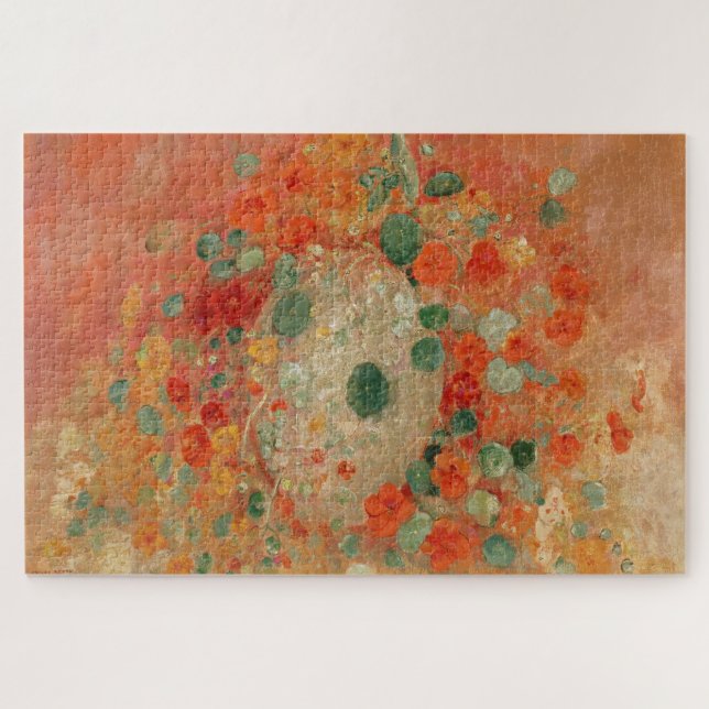 Puzzle Nasturtiums (1905) de Odilon Redon (Horizontal)