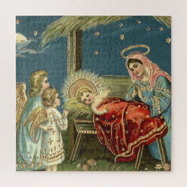 Puzzle Natividad Escena Bethlehem (Vertical)