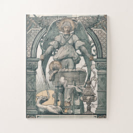 Puzzle Natividad Jesús Nacimiento Angel Vintage Navidad