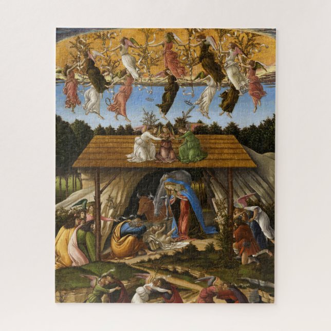Puzzle Natividad mística, 1500 por Sandro Botticelli (Vertical)