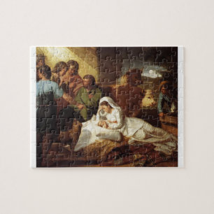 Puzzle Natividad Niño Jesús Cristiandad Escritura