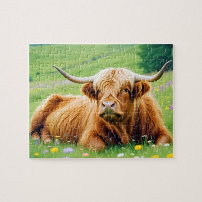 Puzzle Naturaleza animal de las vacas altolianas Amor por (Horizontal)