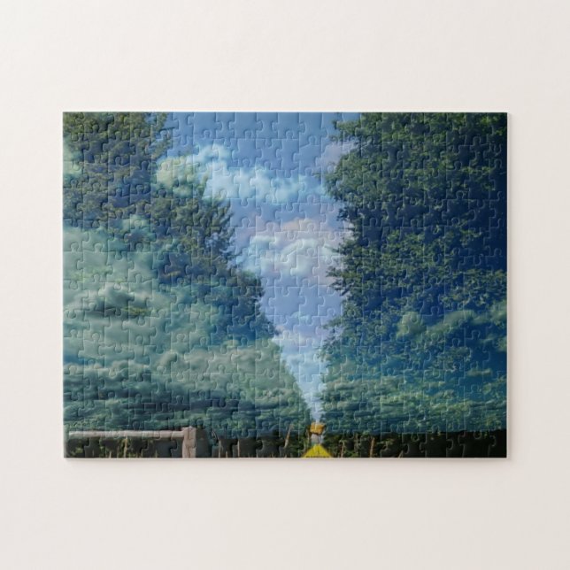 Puzzle Naturaleza de Sky Art de Woods Creativa (Horizontal)