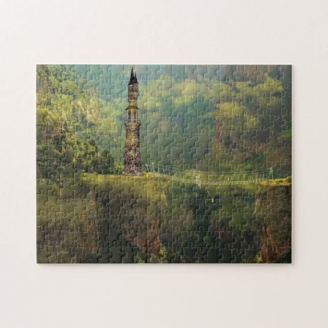 Puzzle Naturaleza - Fantasía - Torre - (Horizontal)