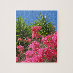 Puzzle naturaleza, flor, verano, púrpura, flor, floral, p