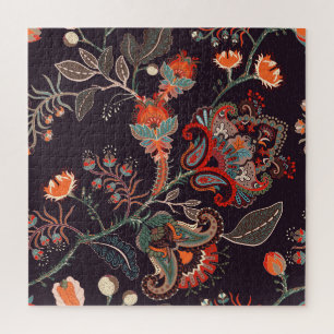 Puzzle Naturaleza india floral grande sin foco