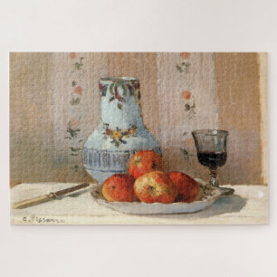 Puzzle Naturaleza muerta con manzanas y jarra de Pissarro