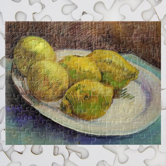 Puzzle Naturaleza muerta Limones en un plato por Vincent  (Subido por el creador)