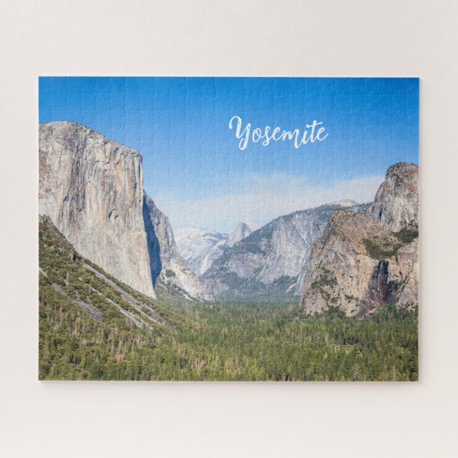 Puzzle Naturaleza personalizado Valle Verde Yosemite (Horizontal)