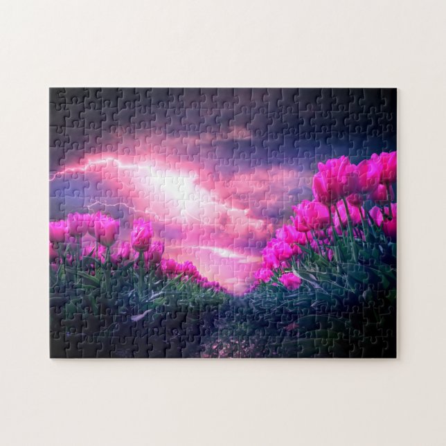 Puzzle Naturaleza - Tulipanes - Hermoso (Horizontal)