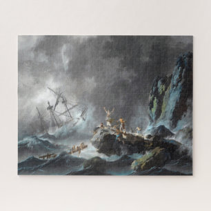 Puzzle Naufragio en tormenta 1872