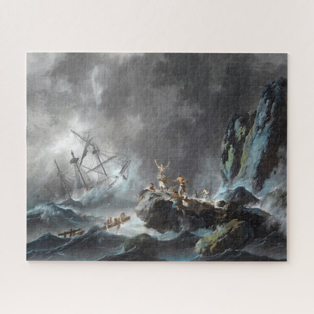 Puzzle Naufragio en tormenta 1872 (Horizontal)
