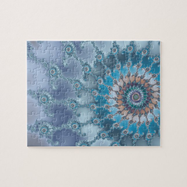 Puzzle Nautilus - arte del fractal (Horizontal)