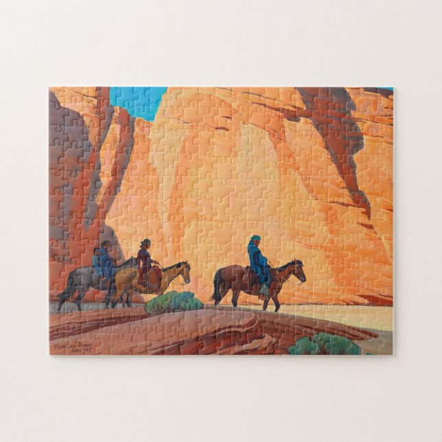 Puzzle Navajos en un cañón de Maynard Dixon (Horizontal)