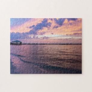 Puzzle Navarre Beach Magic Hour Purple Sunset