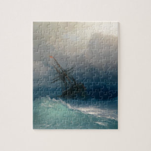Puzzle Nave en los mares tempestuosos, Ivan Aivazovsky