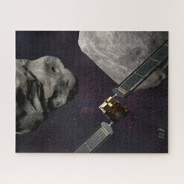 Puzzle Nave Espacial Dart Y El Líquido Antes Del Impacto (Horizontal)