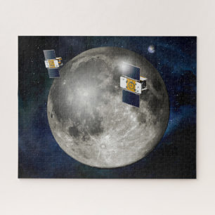 Puzzle Nave Espacial De Gris Gemelo Gemelo Orbital En La