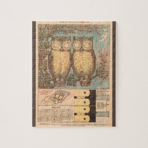 Puzzle Nave vintage lindo arte de caída