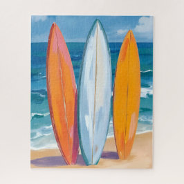 Puzzle Navega por las olas | Océano de playa en acuarela