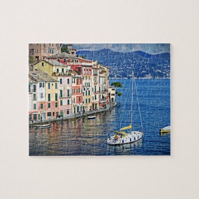 Puzzle Navegación a Portofino - el día de fiesta de (Horizontal)