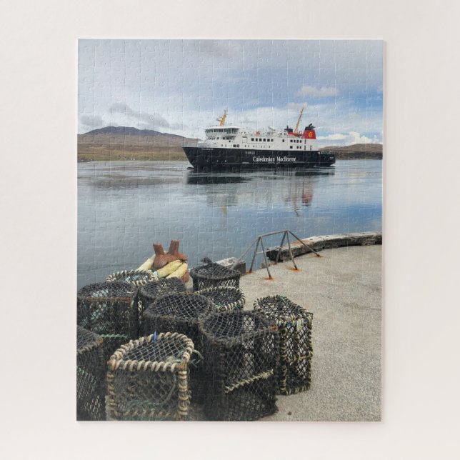Puzzle Navegación en ferry a Islay, Escocia (Vertical)