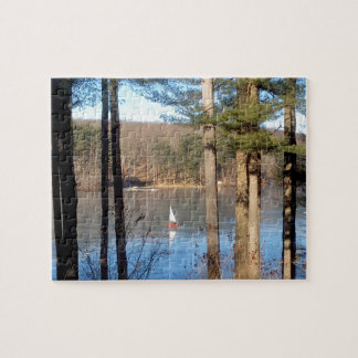 Puzzle Navegación por el lago: