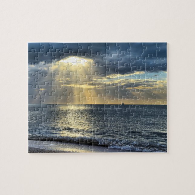 Puzzle Navegando al atardecer - 8x10 - 110 pcs (Horizontal)