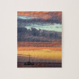 Puzzle Navegando al atardecer Hawaii - 8x10 - 110 pcs.