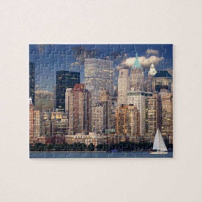 Puzzle Navegando por el río Hudson en Nueva York (Horizontal)