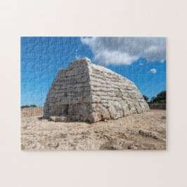 Puzzle Naveta des Tudons, tumba prehistórica - Menorca