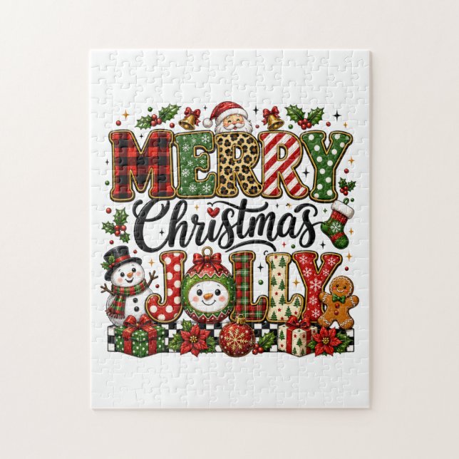 Puzzle Navidad Alegre y Divertida (Vertical)